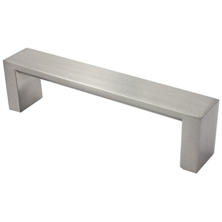 Rusticware Modern Sq Cabinet Pull Satin Nick 4" CTC 953SN